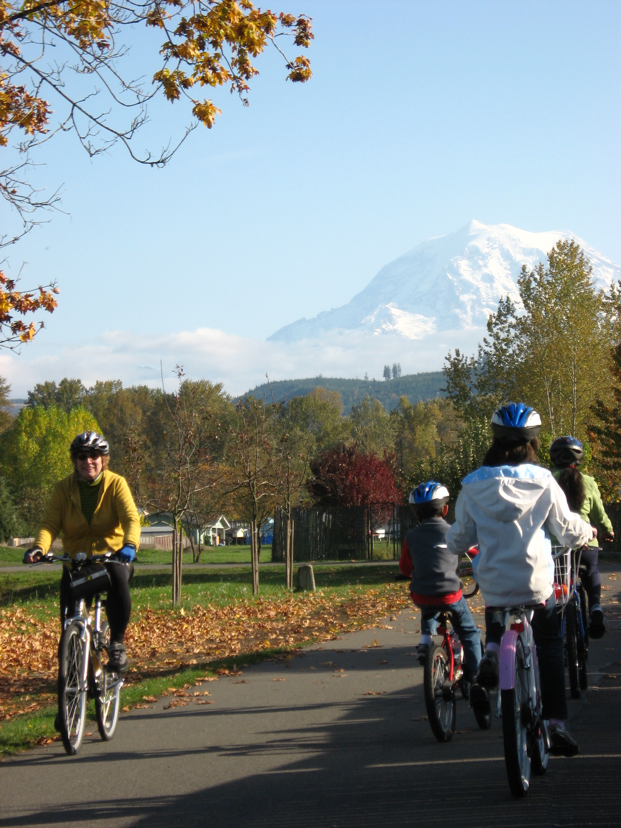 bike ride in fall